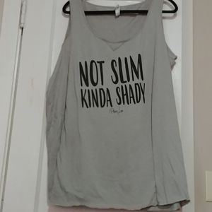 fun grey tank never worn
